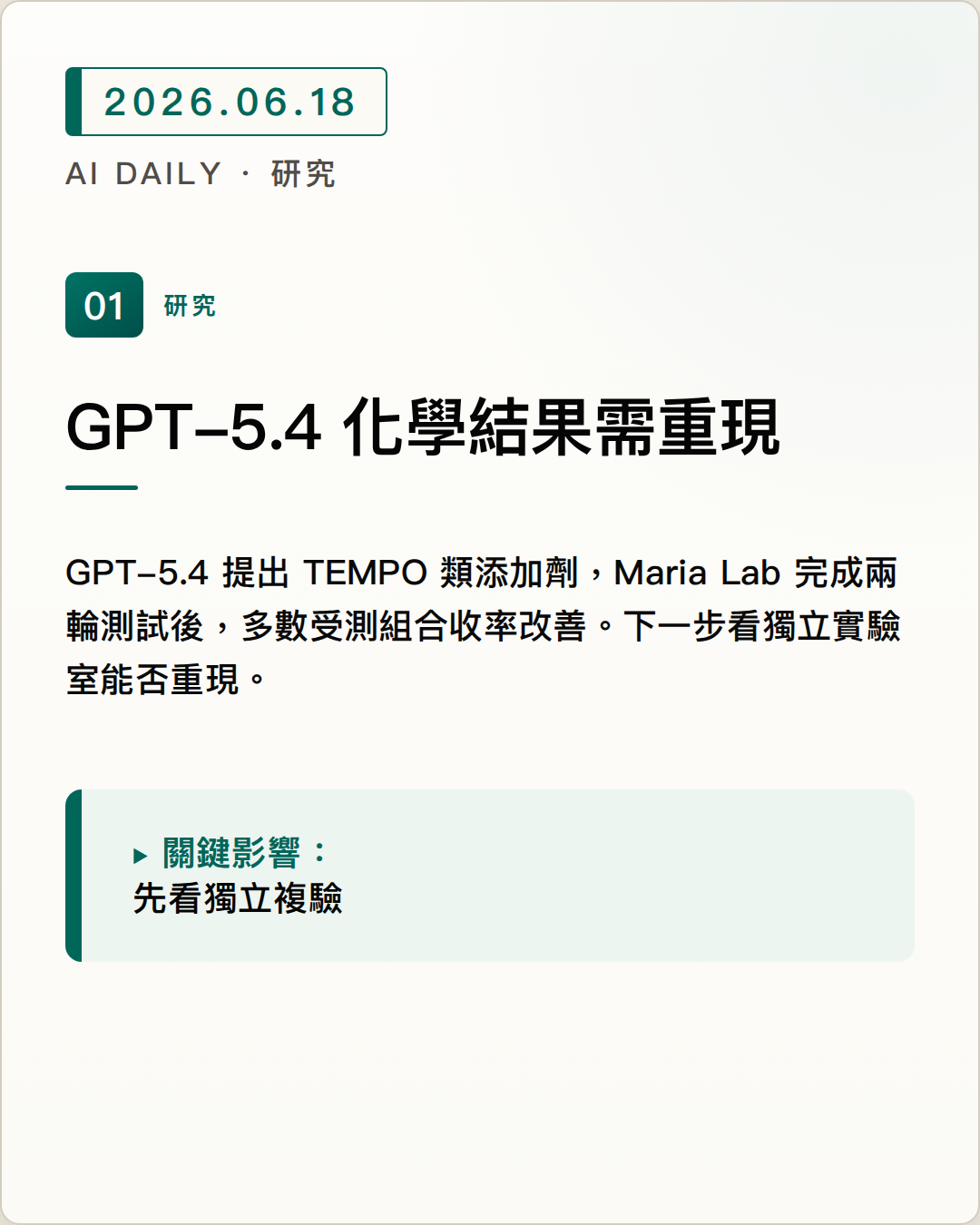OpenAI 化學 agent 提高藥物化學反應收率 圖片摘要